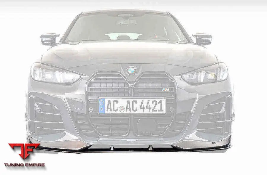 AC Schnitzer front splitter for BMW 4 series G26 Gran Coupé with M aerodynamic package and AC Schnitzer front spoiler elements — AC Schnitzer