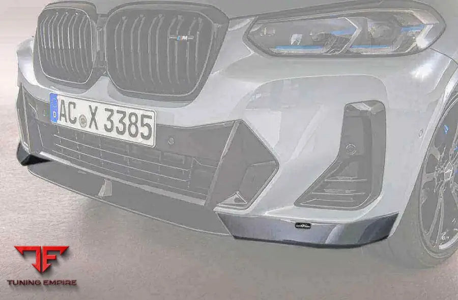 AC Schnitzer front spoiler elements for BMW iX3 G08 with M aerodynamic package — AC Schnitzer
