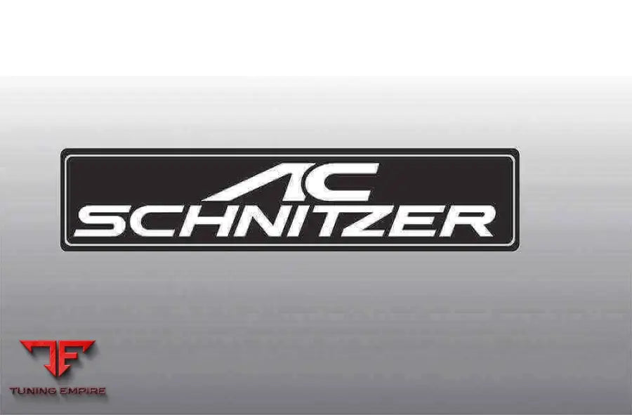 AC Schnitzer number plate — AC Schnitzer