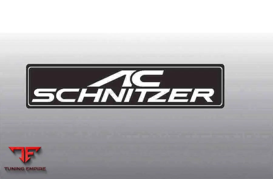 AC Schnitzer number plate — AC Schnitzer