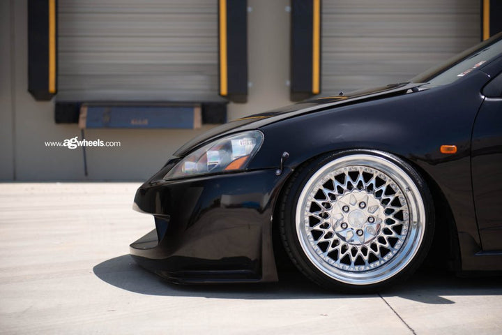 ACURA RSX on custom forged wheels