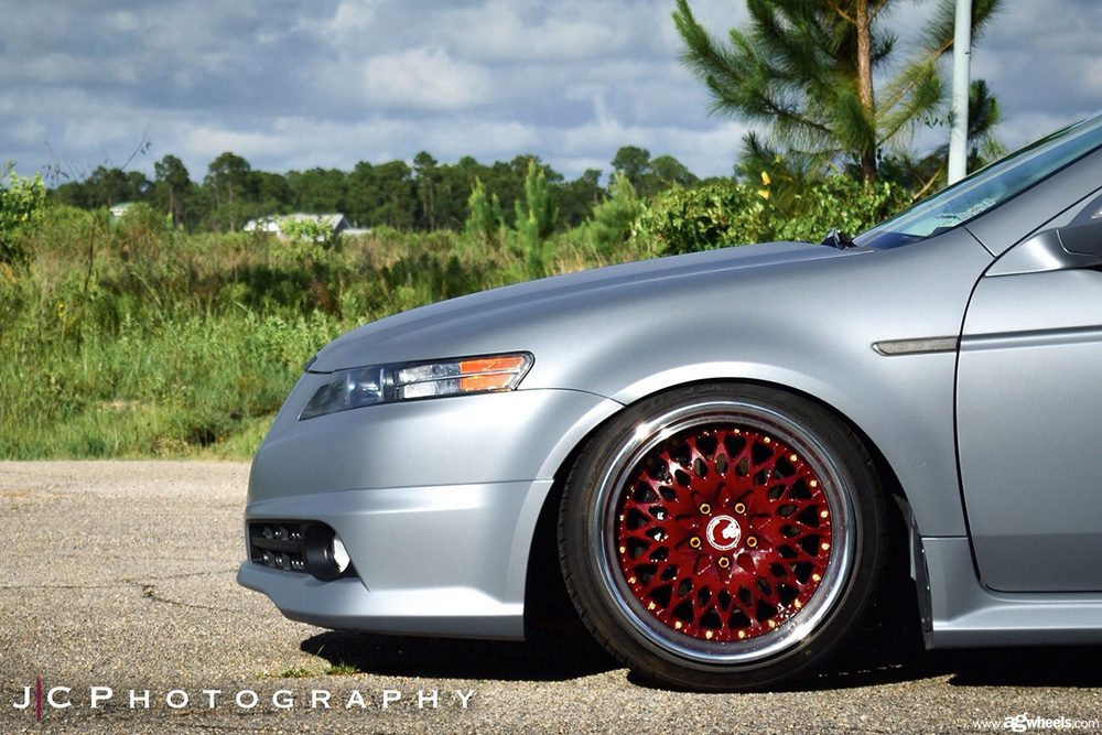 ACURA TL on custom forged wheels