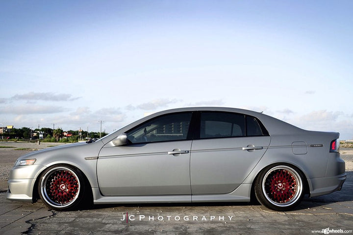 ACURA TL on custom forged wheels