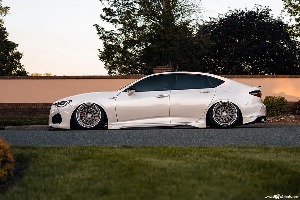 ACURA TLX TYPE-S on custom forged wheels