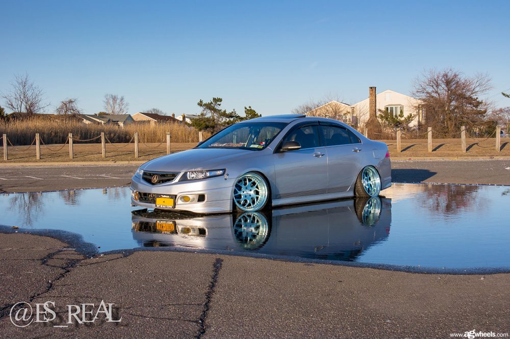 ACURA TSX on custom forged wheels