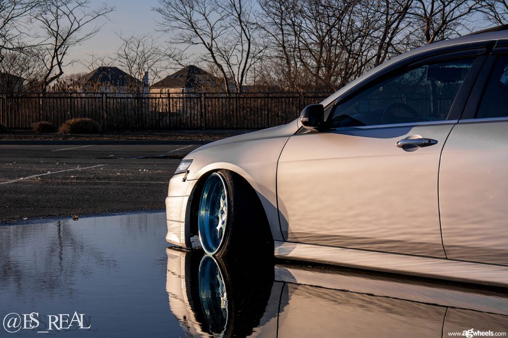 ACURA TSX on custom forged wheels