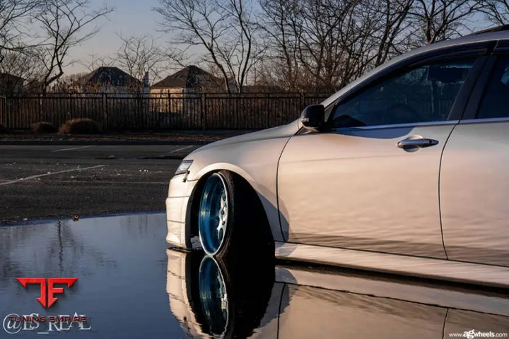 ACURA TSX on custom forged wheels