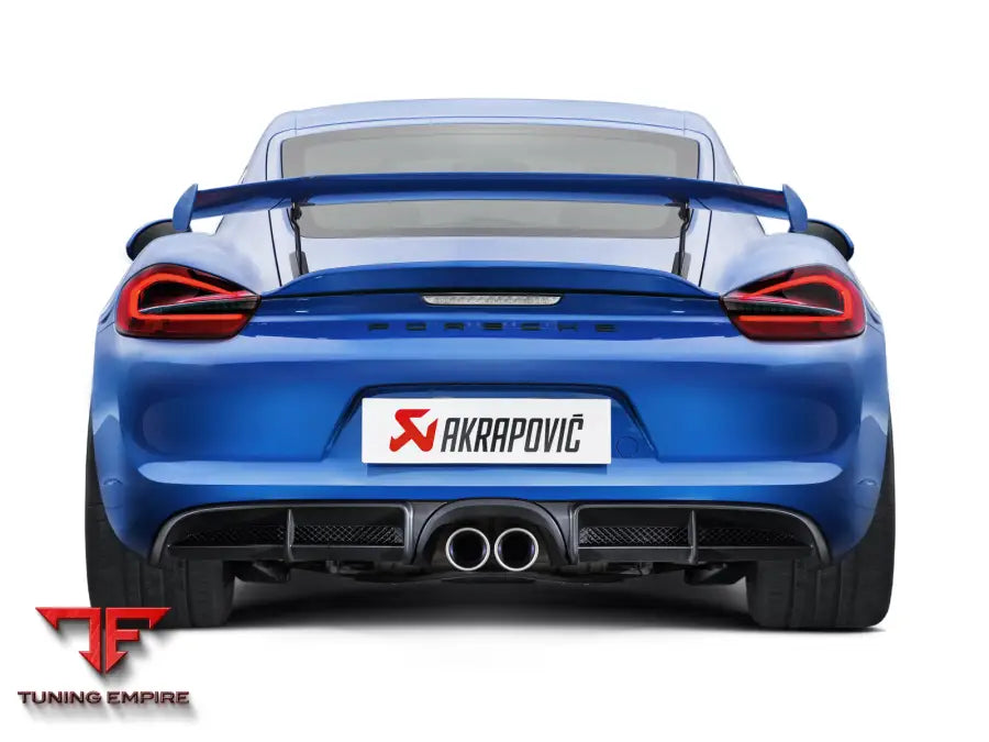 AKRAPOVIC PORSCHE CAYMAN GT4 (981) EXHAUST SYSTEM