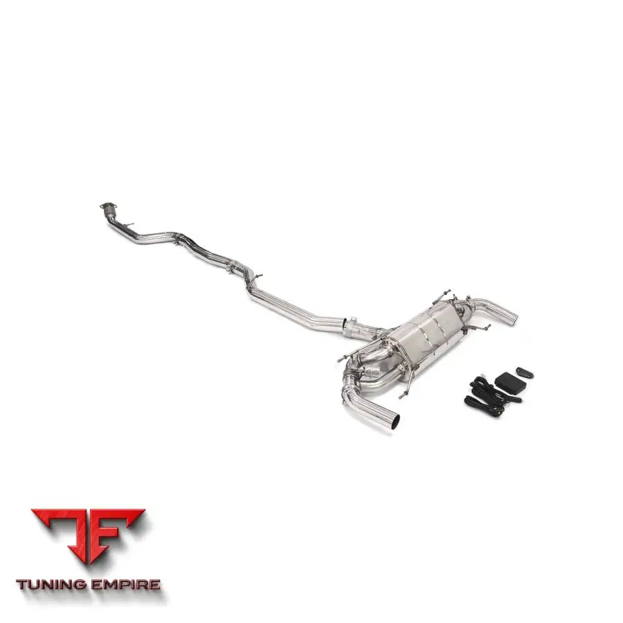 ALFA ROMEO GIULIA 2.0T STAINLESS STEEL CATBACK EXHAUST WITH MUFFLER VALVE
