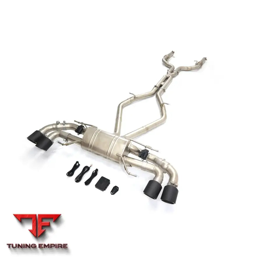 ALFA ROMEO GIULIA QUADRIFOGLIO 2.9L STAINLESS STEEL CATBACK EXHAUST WITH MUFFLER VALVE