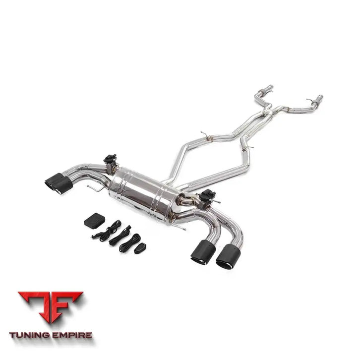 ALFA ROMEO STELVIO QUADRIFOGLIO 2.9L STAINLESS STEEL CATBACK EXHAUST WITH MUFFLER VALVE