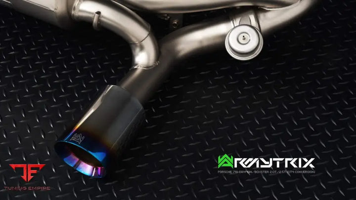 ARMYTRIX 718 BOXSTER / BOXSTER S (2016-PRESENT) GT4 RS CONVERSION VALVETRONIC EXHAUST SYSTEM