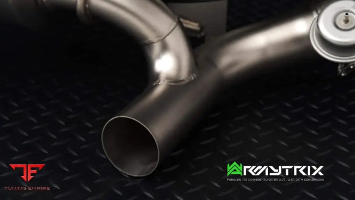 ARMYTRIX 718 BOXSTER / BOXSTER S (2016-PRESENT) GT4 RS CONVERSION VALVETRONIC EXHAUST SYSTEM