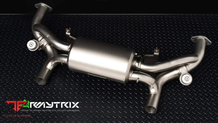 ARMYTRIX 718 BOXSTER / BOXSTER S (2016-PRESENT) GT4 RS CONVERSION VALVETRONIC EXHAUST SYSTEM