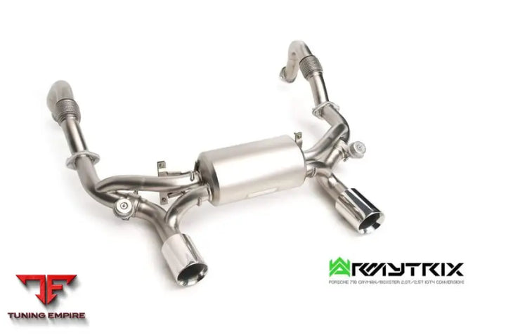 ARMYTRIX 718 BOXSTER / BOXSTER S (2016-PRESENT) GT4 RS CONVERSION VALVETRONIC EXHAUST SYSTEM