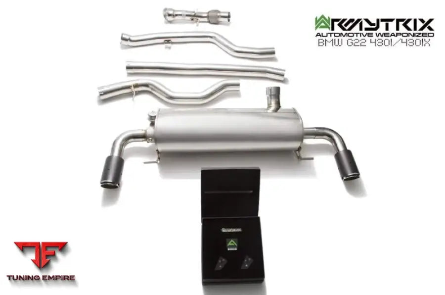 ARMYTRIX BMW G22 430 B48D OPF (2021-PRESENT) VALVETRONIC EXHAUST SYSTEM