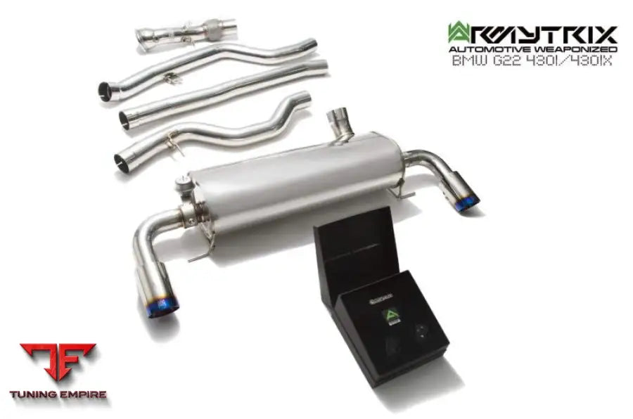 ARMYTRIX BMW G22 430 B48D OPF (2021-PRESENT) VALVETRONIC EXHAUST SYSTEM