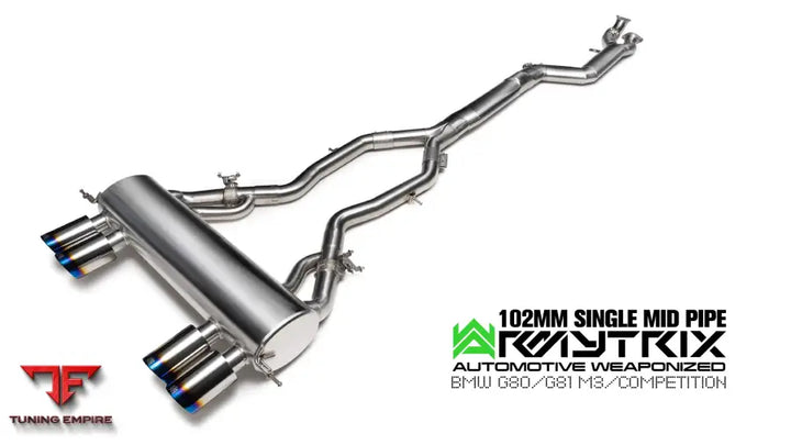 ARMYTRIX BMW M3 102mm mid pipe detail