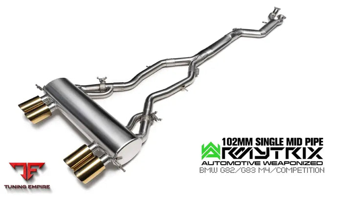 ARMYTRIX BMW M4 102mm mid pipe detail