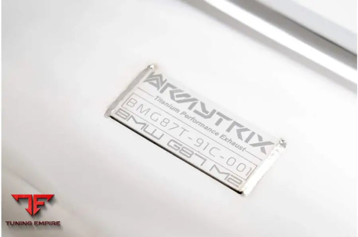 ARMYTRIX BMW G87 M2 TITANIUM (2023-PRESENT) VALVETRONIC EXHAUST SYSTEM