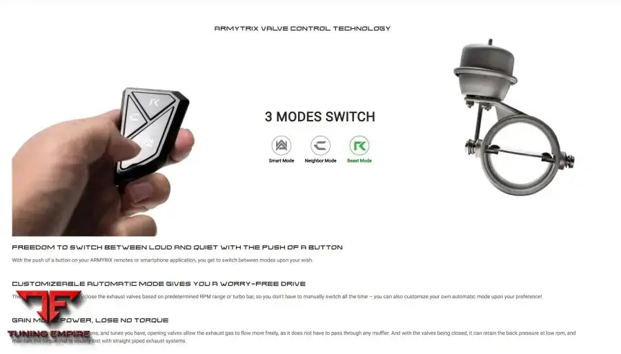 ARMYTRIX BMW X2 F39 20I XDRIVE 20I NON-OPF (2018-2023) VALVETRONIC EXHAUST SYSTEM