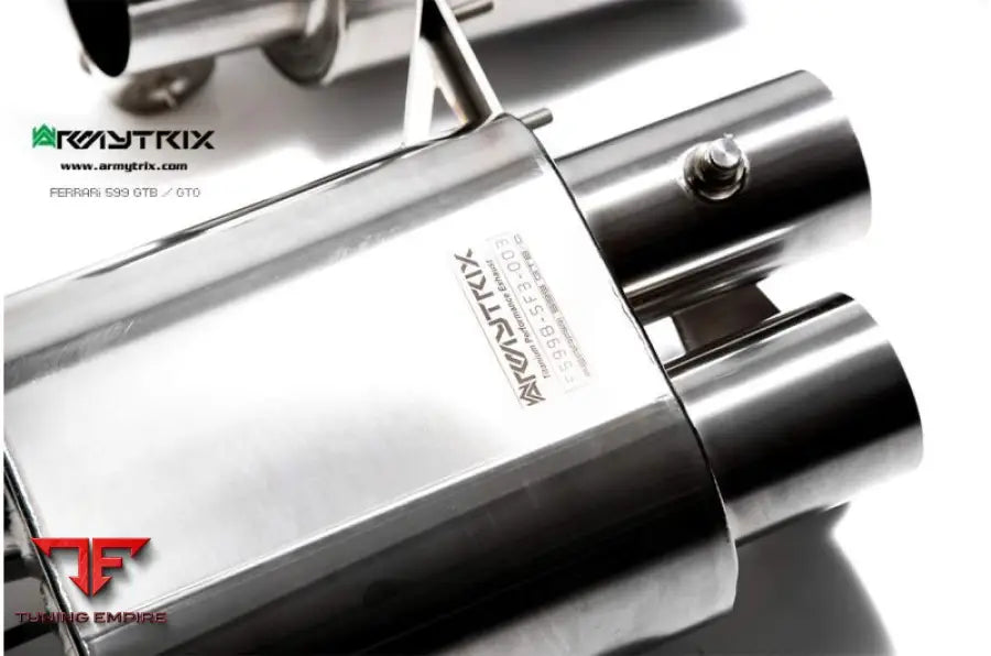 ARMYTRIX FERRARI 599 GTO (2011-2012) VALVETRONIC EXHAUST SYSTEM