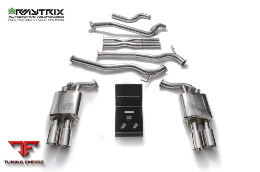 ARMYTRIX FORD MUSTANG GT CONVERTIBLE 5.0 V8 MK6 FACELIFT (2018-PRESENT) VALVETRONIC EXHAUST SYSTEM