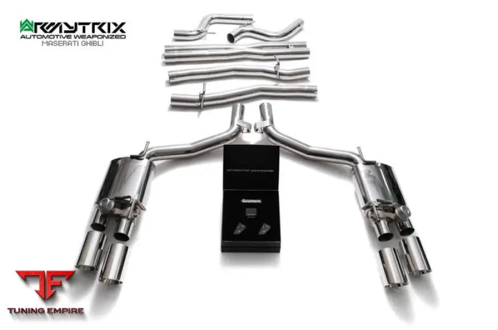 ARMYTRIX MASERATI GHIBLI SQ4 (2013-2018) VALVETRONIC EXHAUST SYSTEM