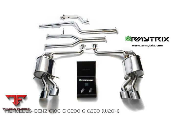 ARMYTRIX MERCEDES BENZ W204 C180/C200/C250 1.8 TURBO (2011-2014) VALVETRONIC EXHAUST SYSTEM