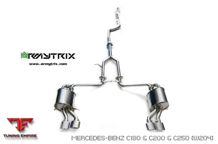 ARMYTRIX MERCEDES BENZ W204 C180/C200/C250 1.8 TURBO (2011-2014) VALVETRONIC EXHAUST SYSTEM