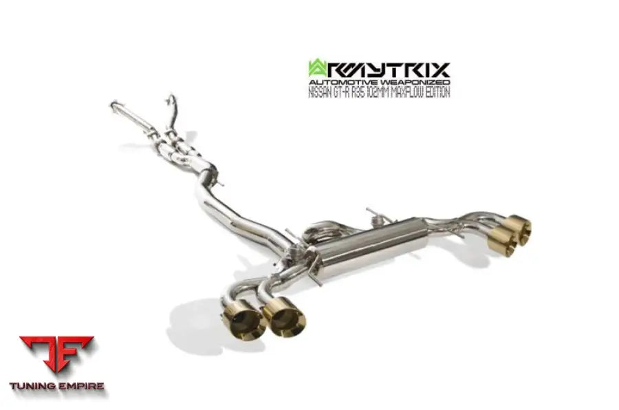 ARMYTRIX NISSAN GT-R R35 3.8 TWIN-TURBO V6 (2007-PRESENT) MAXFLOW EDITION VALVETRONIC EXHAUST SYSTEM