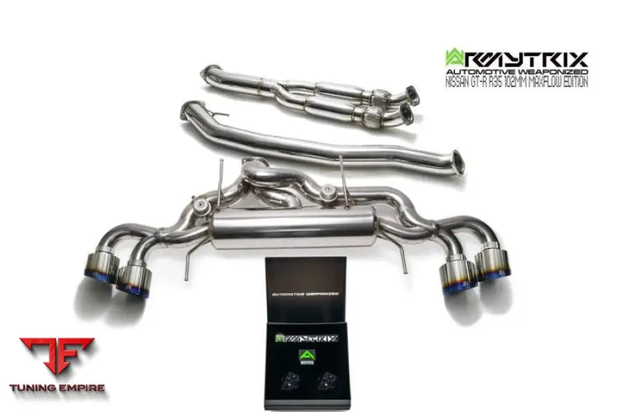 ARMYTRIX NISSAN GT-R R35 3.8 TWIN-TURBO V6 (2007-PRESENT) MAXFLOW EDITION VALVETRONIC EXHAUST SYSTEM
