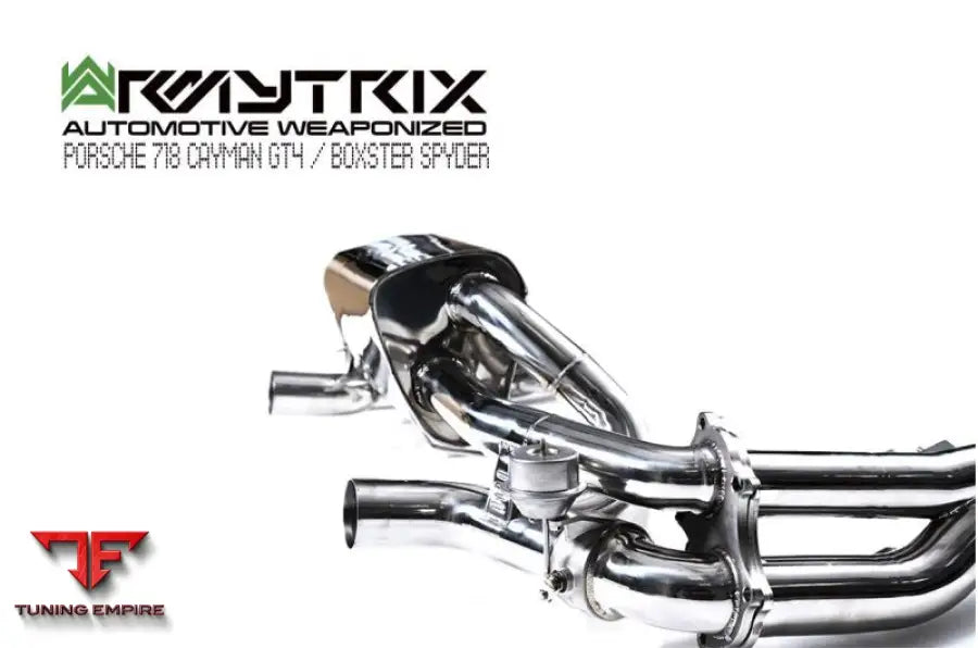ARMYTRIX PORSCHE 718 BOXSTER SPYDER (2019-PRESENT) VALVETRONIC EXHAUST SYSTEM