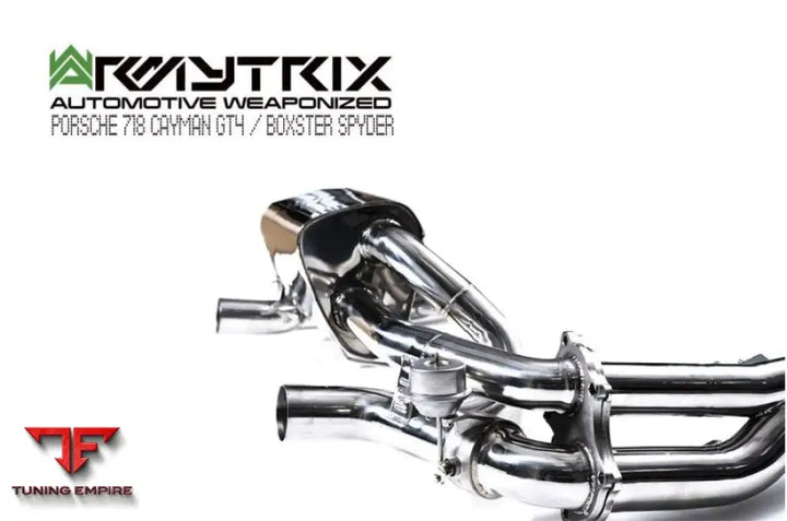 ARMYTRIX PORSCHE 718 BOXSTER SPYDER (2019-PRESENT) VALVETRONIC EXHAUST SYSTEM