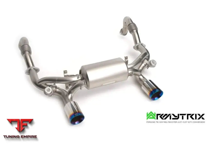 ARMYTRIX PORSCHE 718 CAYMAN (2016-PRESENT) GT4 RS CONVERSION VALVETRONIC EXHAUST SYSTEM