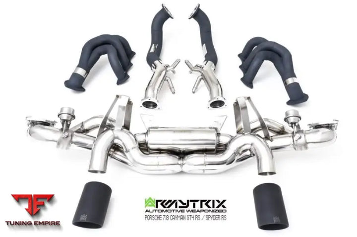 ARMYTRIX PORSCHE 718 CAYMAN GT4 RS / SPYDER RS (2022-PRESENT) VALVETRONIC EXHAUST SYSTEM