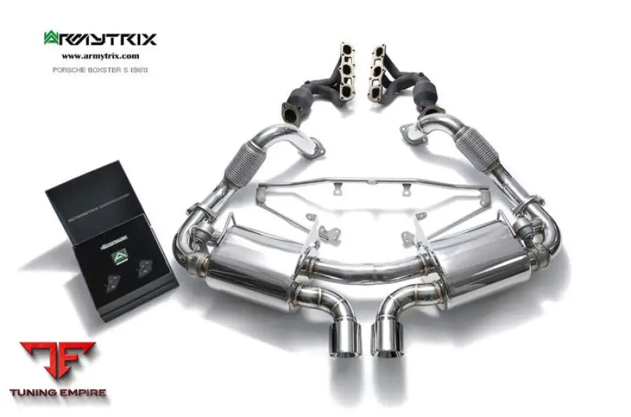 ARMYTRIX PORSCHE 981 BOXSTER S/GTS/SPYDER (2012-2016) VALVETRONIC EXHAUST SYSTEM