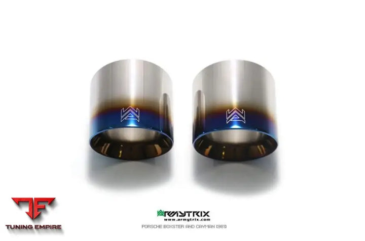 ARMYTRIX PORSCHE 981 BOXSTER S/GTS/SPYDER (2012-2016) VALVETRONIC EXHAUST SYSTEM