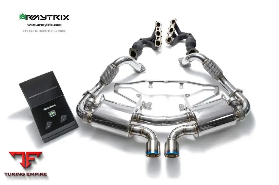 ARMYTRIX PORSCHE 981 BOXSTER S/GTS/SPYDER (2012-2016) VALVETRONIC EXHAUST SYSTEM