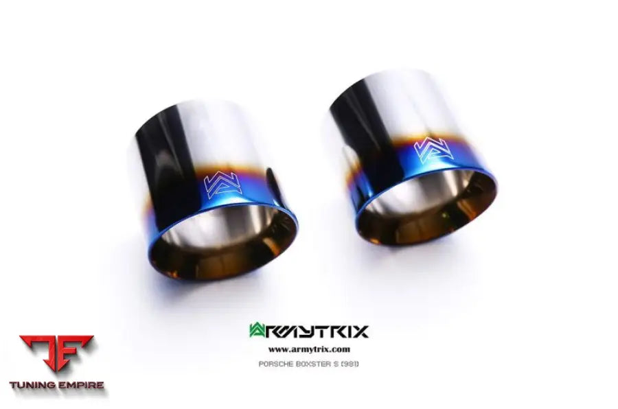 ARMYTRIX PORSCHE 981 CAYMAN S/GTS/GT4 (2012-2016) VALVETRONIC EXHAUST SYSTEM