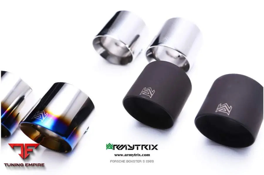 ARMYTRIX PORSCHE 981 CAYMAN S/GTS/GT4 (2012-2016) VALVETRONIC EXHAUST SYSTEM