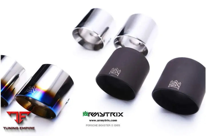 ARMYTRIX PORSCHE 981 CAYMAN S/GTS/GT4 (2012-2016) VALVETRONIC EXHAUST SYSTEM