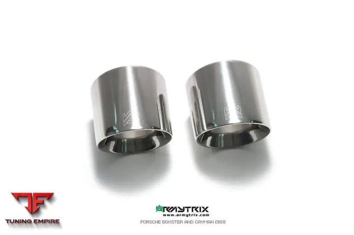 ARMYTRIX PORSCHE 981 CAYMAN S/GTS/GT4 (2012-2016) VALVETRONIC EXHAUST SYSTEM
