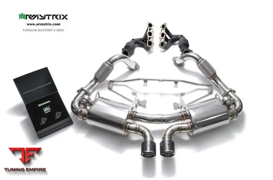 ARMYTRIX PORSCHE 981 CAYMAN S/GTS/GT4 (2012-2016) VALVETRONIC EXHAUST SYSTEM