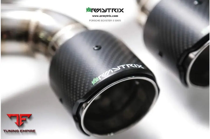 ARMYTRIX PORSCHE 981 CAYMAN S/GTS/GT4 (2012-2016) VALVETRONIC EXHAUST SYSTEM
