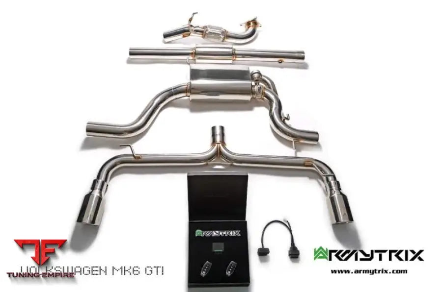 ARMYTRIX VOLKSWAGEN SCIROCCO R (2008-2017) VALVETRONIC EXHAUST SYSTEM