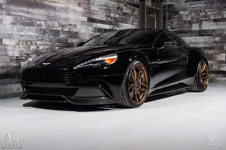 Aston Martin on custom forged wheels