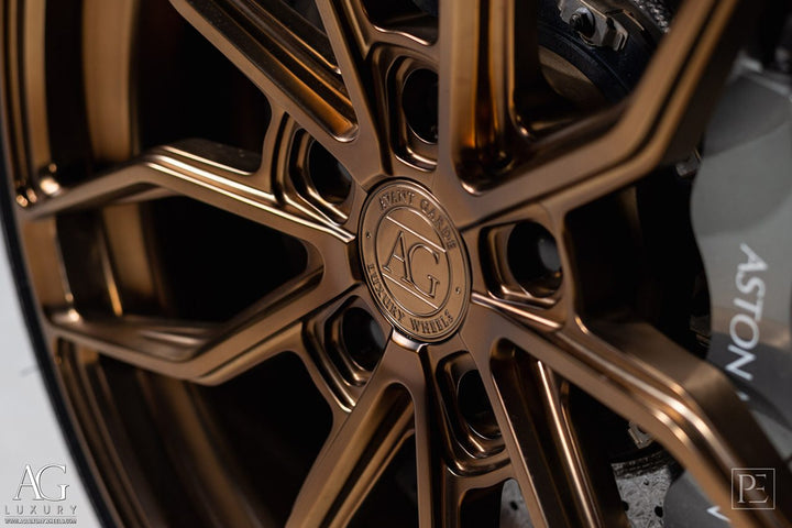 Aston Martin on custom forged wheels