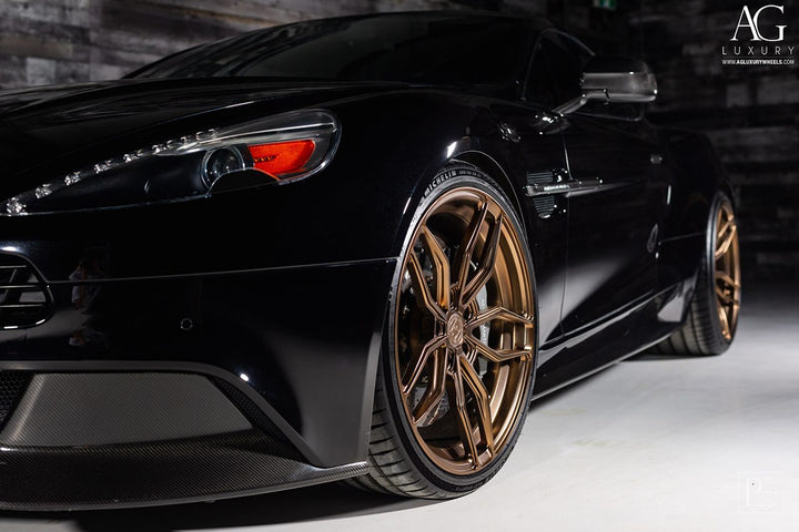 Aston Martin on custom forged wheels