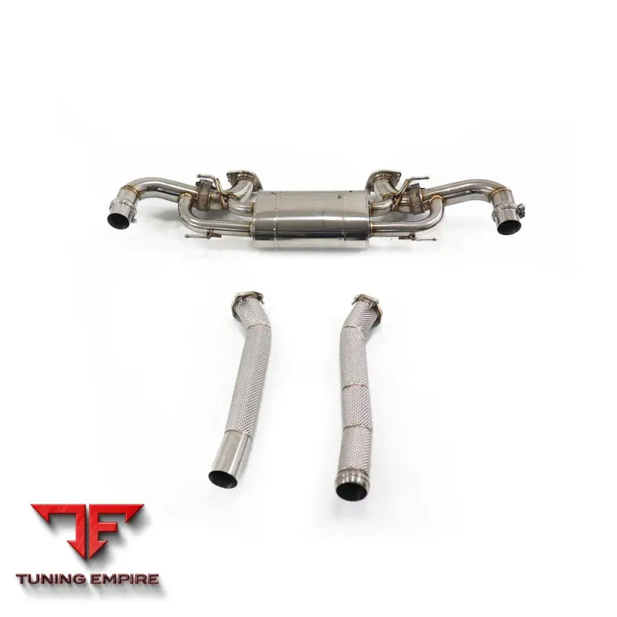 ASTON MARTIN DB11 4.0T STAINLESS STEEL CATBACK RAZOR EXHAUST WITH MUFFLER VALVE